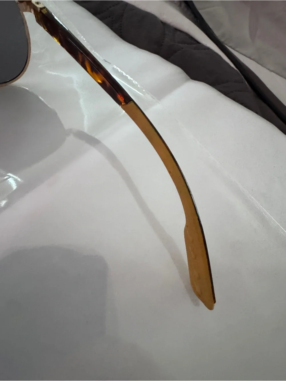 Costa Del Mar Loreto Polarized Gold Tortoise Aviator Sunglasses